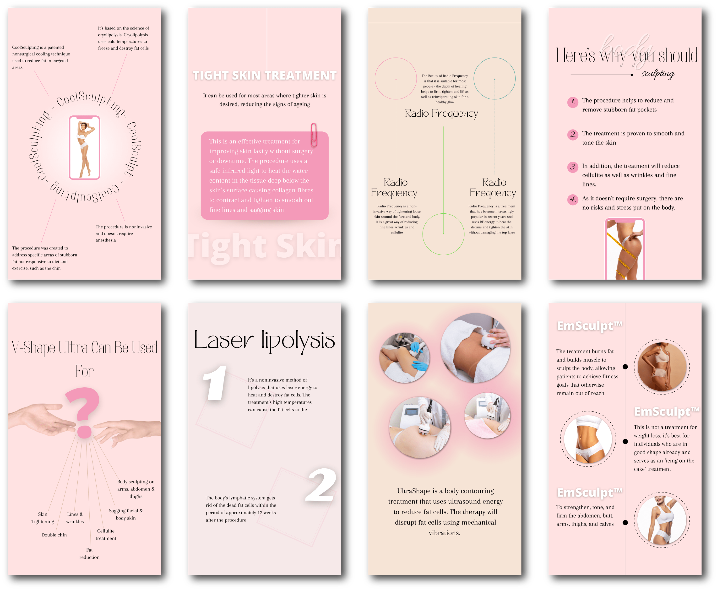 BODY CONTOURING PACK Pink ESTHETICIANSPACE